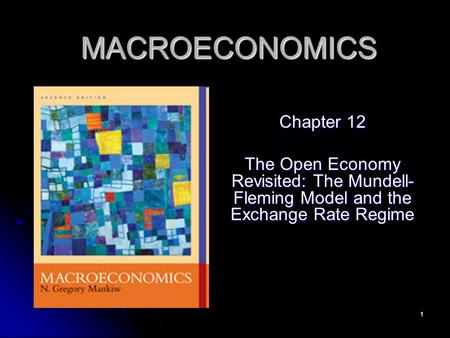 MACROECONOMICS Chapter 12