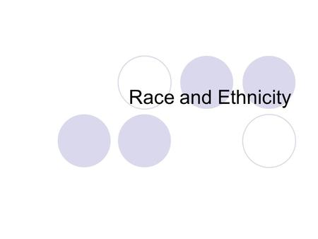 Race and Ethnicity. Race Prior to the 18th century, race was an uncommon idea in Western society but it became enormously popular in scientific circles.