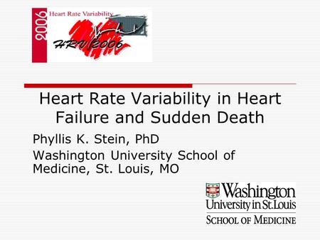 Heart Rate Variability in Heart Failure and Sudden Death