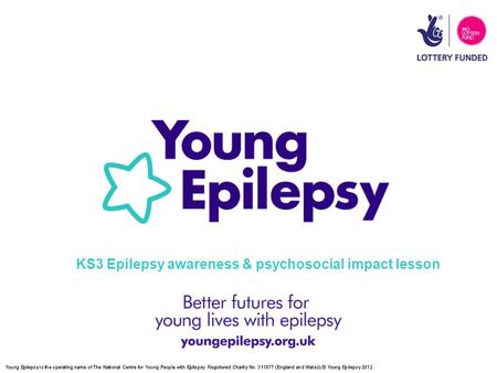KS3 Epilepsy awareness & psychosocial impact lesson.