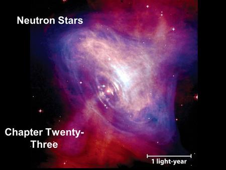 Neutron Stars Chapter Twenty-Three.