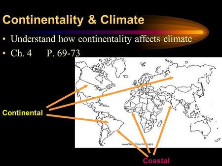 Continentality & Climate