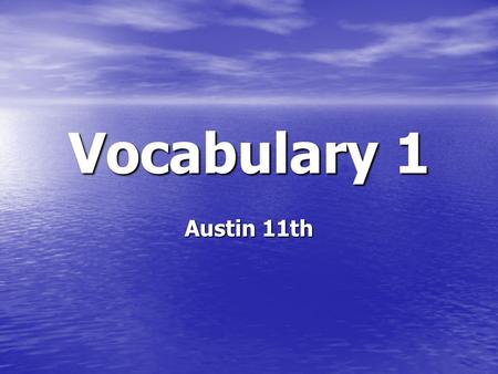 Vocabulary 1 Austin 11th. abrogate Does abrogate mean To exercise To exercise To abolish by official means To abolish by official means To make a bridge.