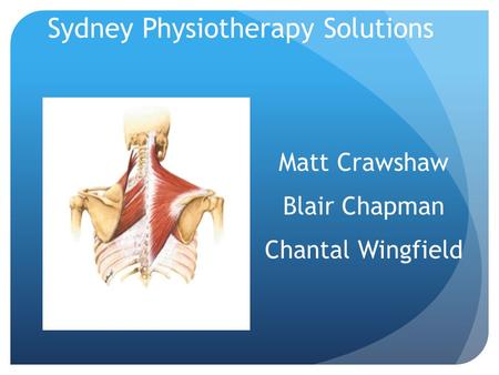Sydney Physiotherapy Solutions