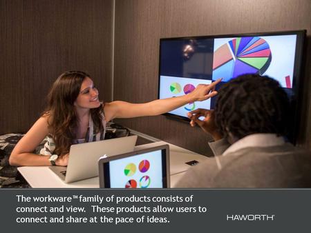 The workware™ family of products consists of connect and view. These products allow users to connect and share at the pace of ideas.