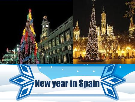 New year in Spain. Christmas is a deeply religious holiday in Spain. The country's patron saint is the Virgin Mary and the Christmas season officially.