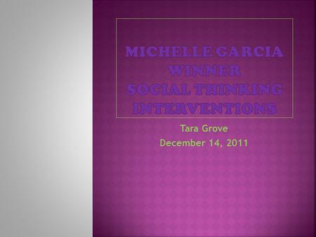 Michelle Garcia Winner Social Thinking Interventions