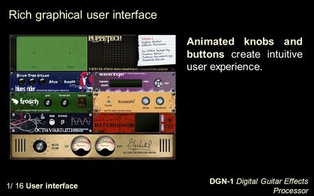Rich graphical user interface