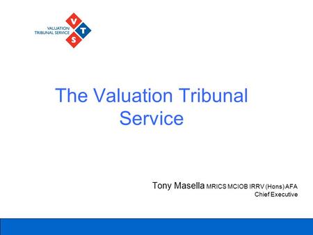 The Valuation Tribunal Service