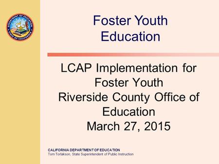 Foster Youth Education