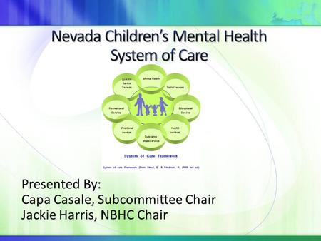 Nevada Children’s Mental Health System of Care
