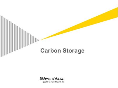 Carbon Storage. Presentation titlePage 2 Overview of Geological Storage.