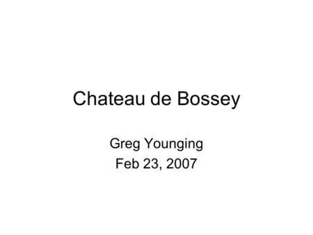 Chateau de Bossey Greg Younging Feb 23, 2007. The U.S. Indian Arts and Crafts Act 1. The Indian Arts and Crafts Board was established in 1935. It operates.