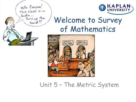 Welcome to Survey of Mathematics