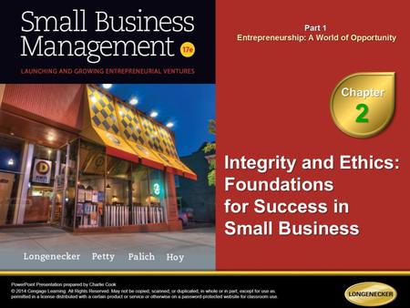 Define integrity, and understand its importance to small businesses.