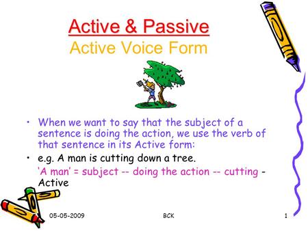Active & Passive Active Voice Form