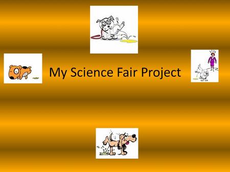 My Science Fair Project. The Big Question It took me awhile to find my big question, but after a little thinking, I found it! My big question is: Can.