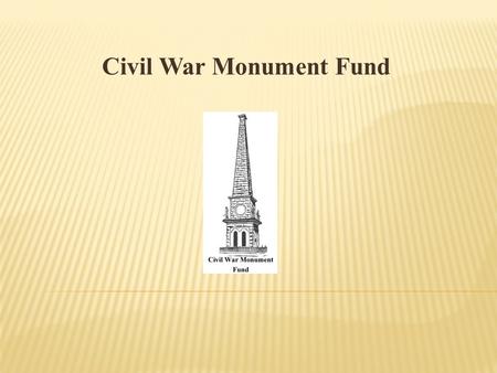 Civil War Monument Fund. Why was this organization created? The Stephenson County Soldiers Monument has been a part of down town Freeport for 142 years.