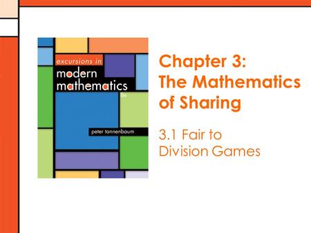 The Mathematics of Sharing