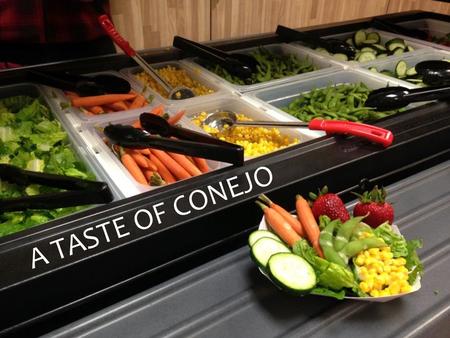 A TASTE OF CONEJO. Conejo Valley Unified School District Conejo Valley USD serves the communities of Newbury Park, Thousand Oaks, and Westlake Village.