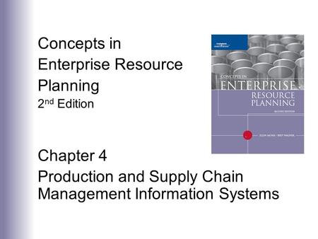 Production and Supply Chain Management Information Systems