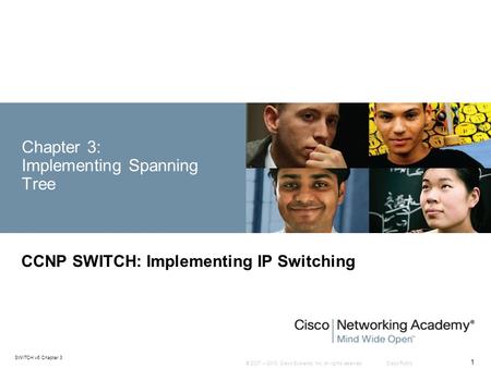 Chapter 3: Implementing Spanning Tree