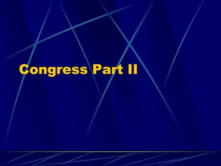 Congress Part II. Copyright © 2011 Cengage Source: Congressional Quarterly, various years.