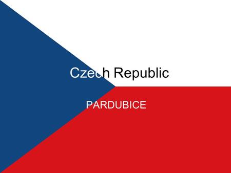 Czech Republic PARDUBICE. Pardubice is situated on the bank of the second longest river in the Czech Republic, the Labe River, where there is a mouth.