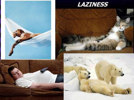 LAZINESS. Laziness - Inactivity resulting from a dislike of work - Apathy and inactivity in the practice of virtue.