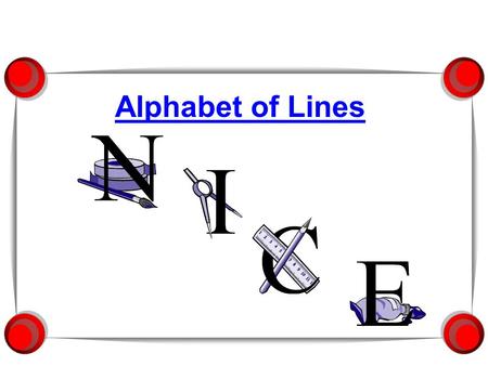 Alphabet of Lines.