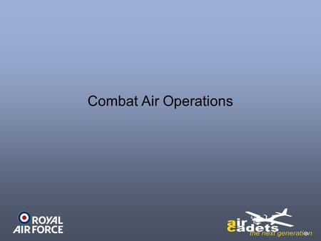 Combat Air Operations.