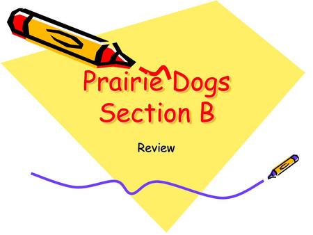 Prairie Dogs Section B Review What is the process of breaking down parent material called? A. Inorganic B. organic C. weathering D. cover crop.
