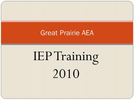 IEP Training 2010 Great Prairie AEA. Agenda Behavior overview Alignment within IEP FBA BIP Examples Other Additional Resources Questions.