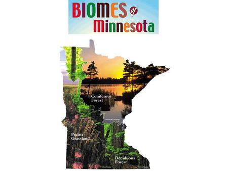Scientific and Natural Areas found in Minnesota major biomes.