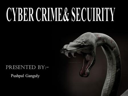 CYBER CRIME& SECUIRITY