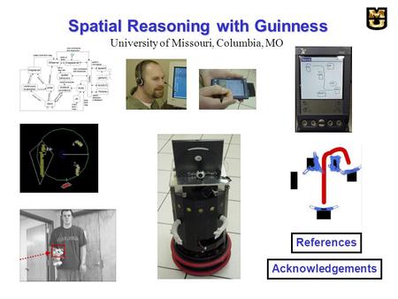 Spatial Reasoning with Guinness References Acknowledgements University of Missouri, Columbia, MO.