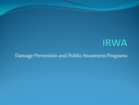 Damage Prevention and Public Awareness Programs. Challenges.