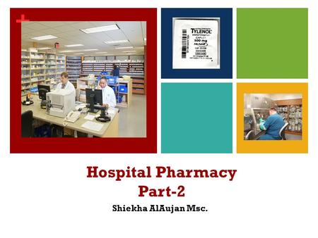Hospital Pharmacy Part-2