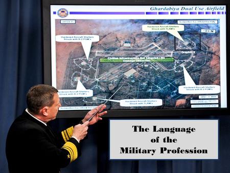 The Language of the Military Profession