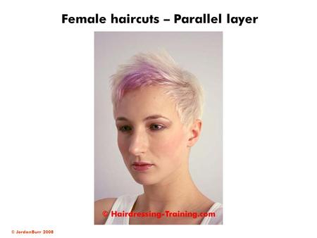 Female haircuts – Parallel layer