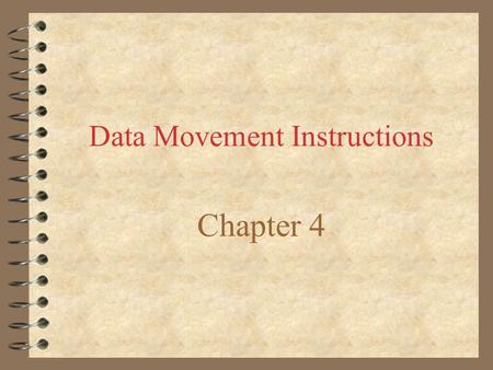 Data Movement Instructions