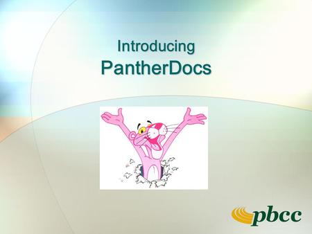 Introducing PantherDocs. Overview WhatWhereWhenWhyWho.