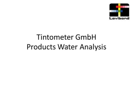 Tintometer GmbH Products Water Analysis