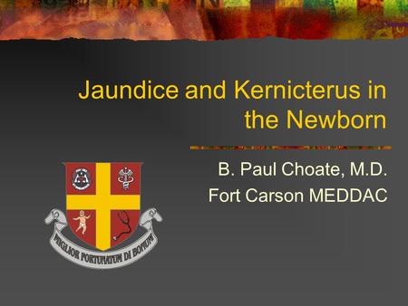 Jaundice and Kernicterus in the Newborn