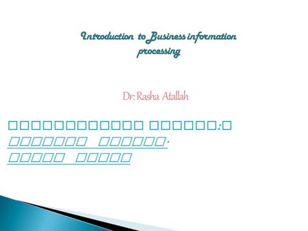 Presentation viewer : _ Mahmoud matter. Ahmed alasy Dr: Rasha Atallah.