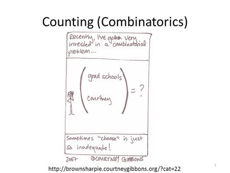 Counting (Combinatorics)  1.