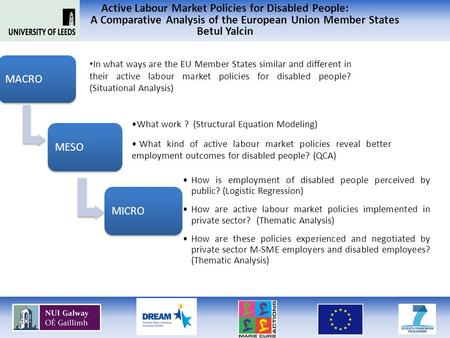Active Labour Market Policies for Disabled People: