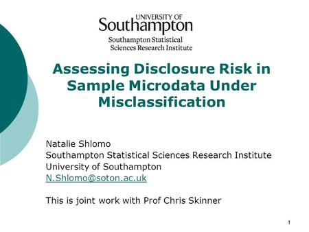 Assessing Disclosure Risk in Sample Microdata Under Misclassification