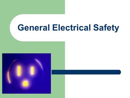 General Electrical Safety. Agenda Electrical Injuries Classification of Exposure Electrical Hazards Electrical Hazard Control.