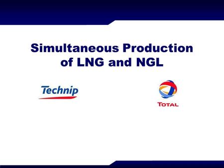 Simultaneous Production of LNG and NGL